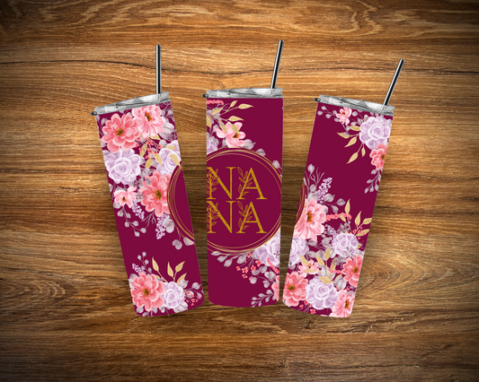 Maroon NANA 20oz. Stainless Steel Tumbler